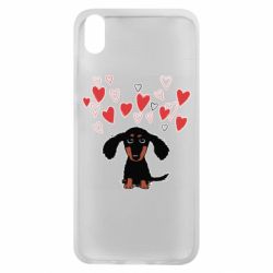 Чехол для Xiaomi Redmi 7A I love dachshund - PrintSalon
