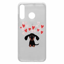 Чехол для Huawei P30 Lite I love dachshund - PrintSalon