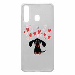 Чехол для Samsung A60 I love dachshund - PrintSalon