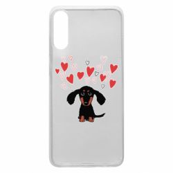 Чехол для Samsung A70 I love dachshund - PrintSalon