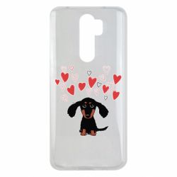 Чехол для Xiaomi Redmi Note 8 Pro I love dachshund - PrintSalon