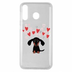 Чехол для Samsung M30 I love dachshund - PrintSalon