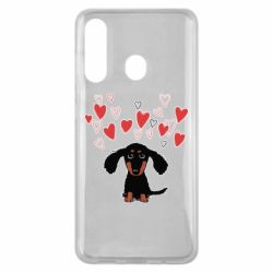 Чехол для Samsung M40 I love dachshund