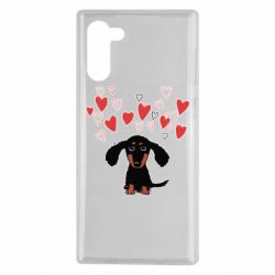 Чехол для Samsung Note 10 I love dachshund - PrintSalon