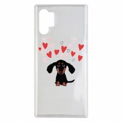 Чехол для Samsung Note 10 Plus I love dachshund - PrintSalon