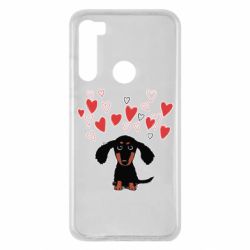 Чохол для Xiaomi Redmi Note 8 I love dachshund