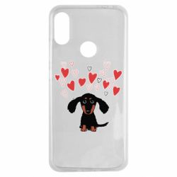 Чехол для Xiaomi Redmi Note 7 I love dachshund