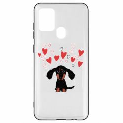 Чехол для Samsung A21s I love dachshund