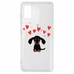 Чехол для Samsung A41 I love dachshund