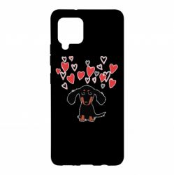 Чохол для Samsung A42 5G I love dachshund