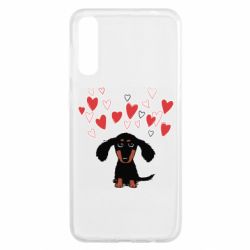 Чехол для Samsung A50 I love dachshund - PrintSalon