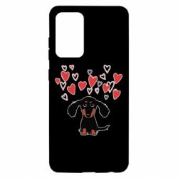 Чехол для Samsung A52 5G I love dachshund - PrintSalon