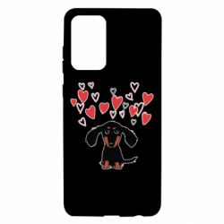 Чехол для Samsung A72 5G I love dachshund - PrintSalon