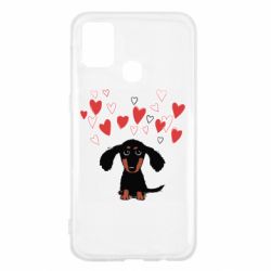 Чехол для Samsung M31 I love dachshund