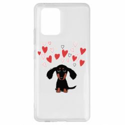 Чехол для Samsung S10 Lite I love dachshund - PrintSalon
