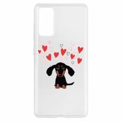 Чехол для Samsung S20 FE I love dachshund