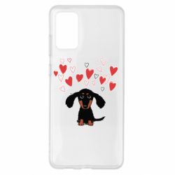 Чехол для Samsung S20+ I love dachshund - PrintSalon