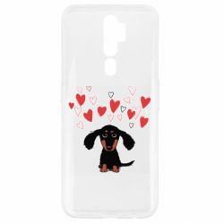Чехол для Oppo A5/A9 2020 I love dachshund - PrintSalon