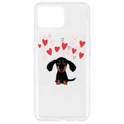 Чехол для Oppo Reno 4 Lite I love dachshund - PrintSalon