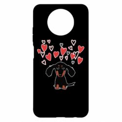 Чехол для Xiaomi Redmi Note 9 5G/Redmi Note 9T I love dachshund