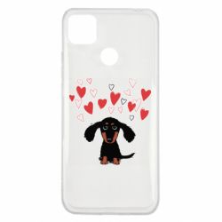 Чехол для Xiaomi Redmi 9c I love dachshund