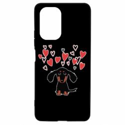 Чехол для Xiaomi Poco F3/K40 I love dachshund