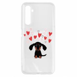 Чохол для Realme 6 I love dachshund