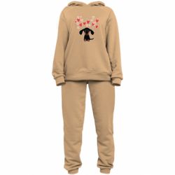 Женский костюм I love dachshund - PrintSalon