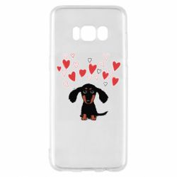 Чехол для Samsung S8 I love dachshund