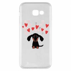 Чехол для Samsung A5 2017 I love dachshund
