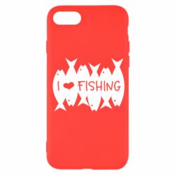 Чохол для iPhone SE 2022 I Love Fishing - PrintSalon