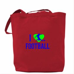 Торба I love football - PrintSalon