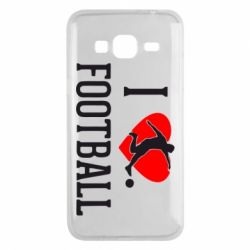 Чохол для Samsung J3 2016 I love football - PrintSalon