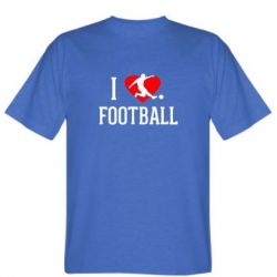 Чоловіча футболка Stedman I love football - PrintSalon