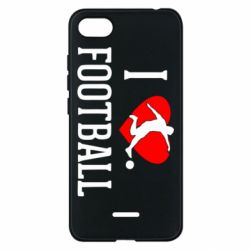 Чохол для Xiaomi Redmi 6A I love football - PrintSalon