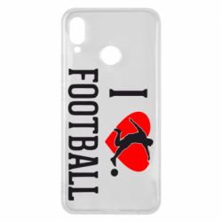 Чохол для Huawei P Smart Plus 2018 I love football - PrintSalon