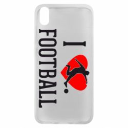 Чохол для Xiaomi Redmi 7A I love football - PrintSalon
