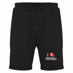 Чоловічі шорти I love football - PrintSalon