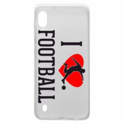 Чохол для Samsung A10 I love football - PrintSalon