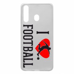 Чохол для Samsung A60 I love football - PrintSalon