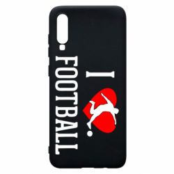 Чохол для Samsung A70 I love football - PrintSalon