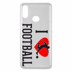 Чохол для Samsung A10s I love football - PrintSalon
