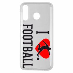 Чохол для Samsung M30 I love football - PrintSalon