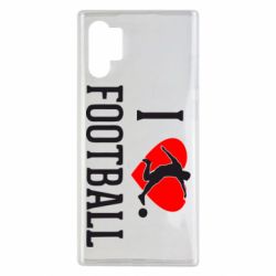 Чохол для Samsung Note 10 Plus I love football - PrintSalon