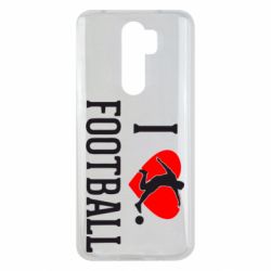 Чохол для Xiaomi Redmi Note 8 Pro I love football - PrintSalon