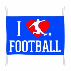 Флаг I love football