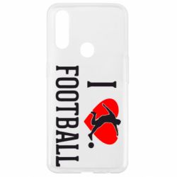 Чохол для Oppo A31 I love football - PrintSalon