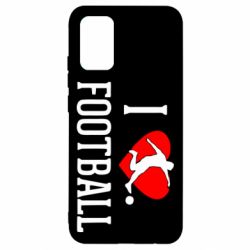 Чохол для Samsung A02s/M02s I love football - PrintSalon