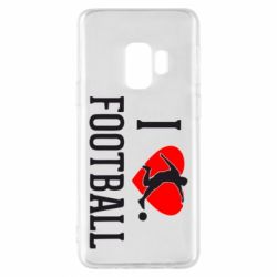 Чохол для Samsung S9 I love football - PrintSalon