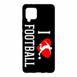 Чохол для Samsung A42 5G I love football - PrintSalon